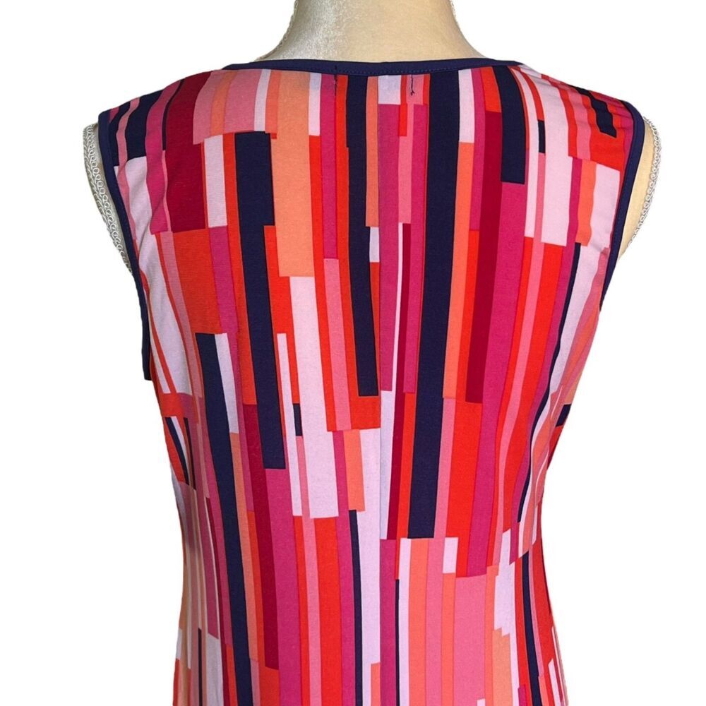 Cure Women's Colorful Striped Sleeveless Dress Size M Comfortable‎ and stretchy - Picture 5 of 16